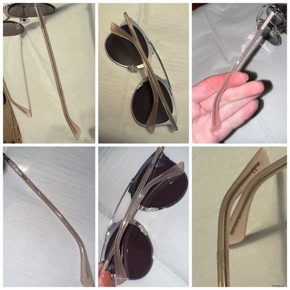 Christian Dior AUTHENTIC DiorReflected Reflected Metallic Aviator Sunglasses - Picture 13 of 16